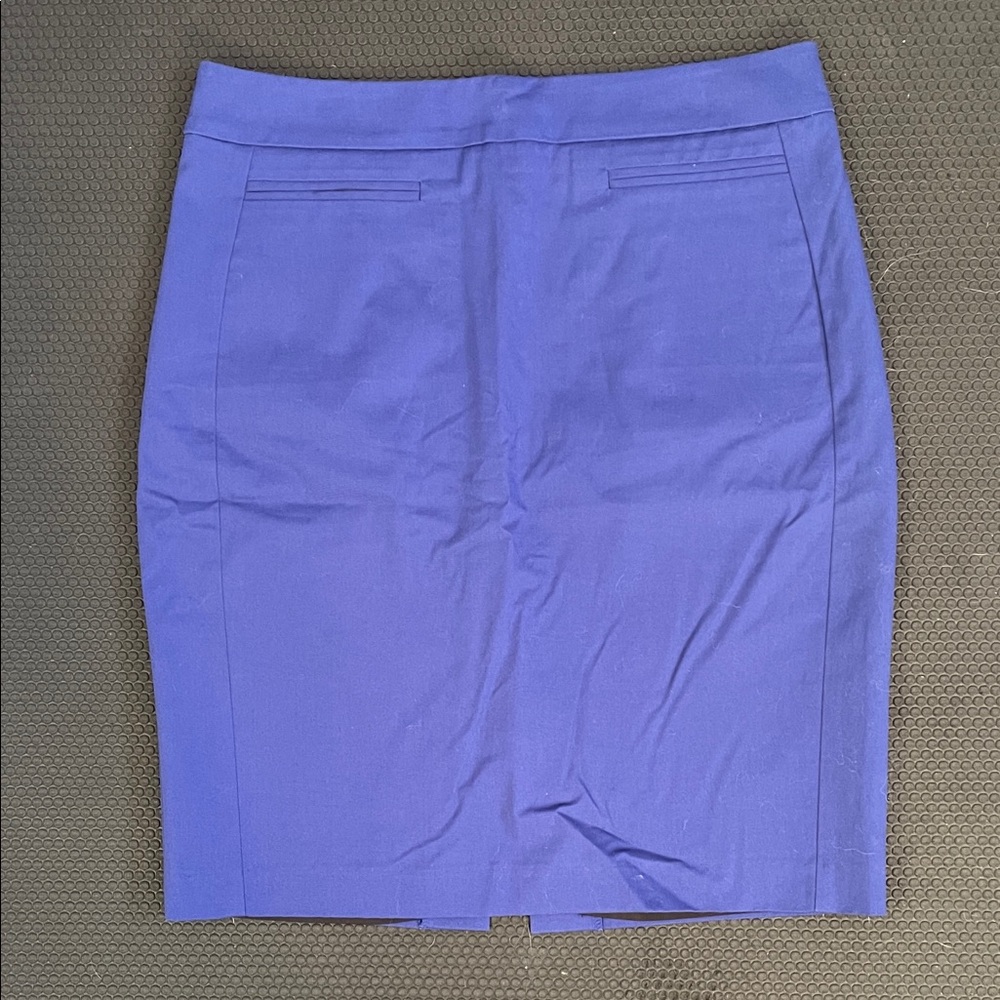 Vintage Le Chateau Royal Blue Pencil Skirt Sz7/8